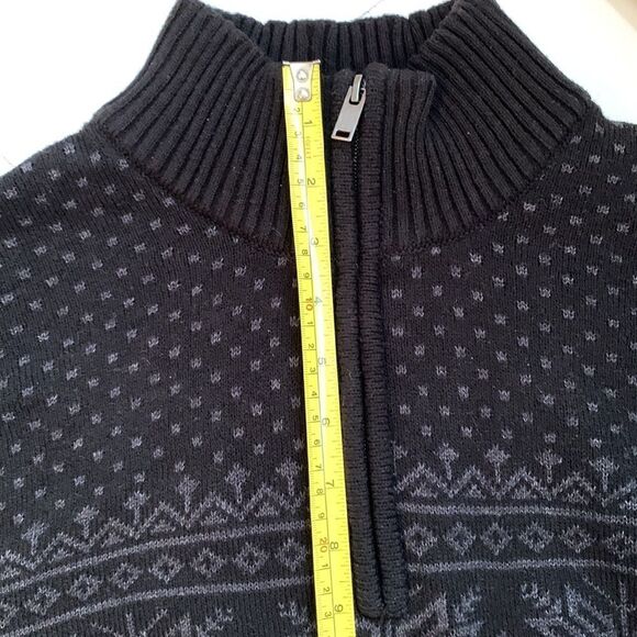 NORTHWEST Mens Fair Isle Mock Neck Sweater Size2XL - Picture 7 of 13